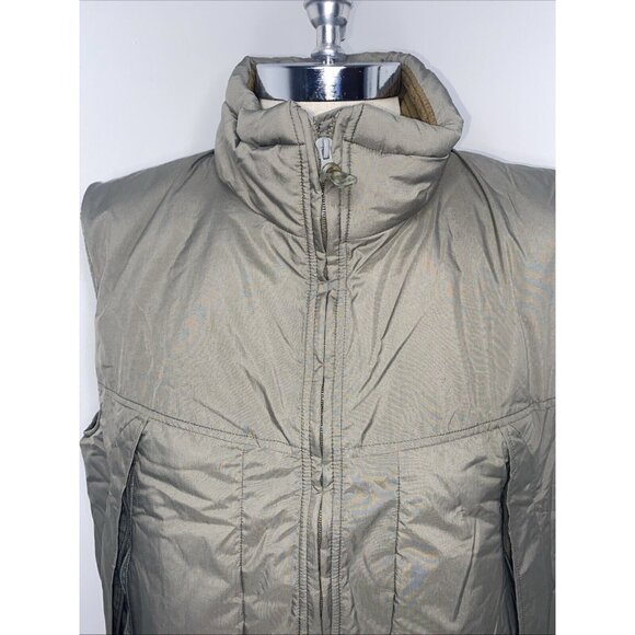 Halys Sekri PCU Level 7 Vest Jacket Mens Sz Large Green Olive Outdoor Insulated - Picture 2 of 13